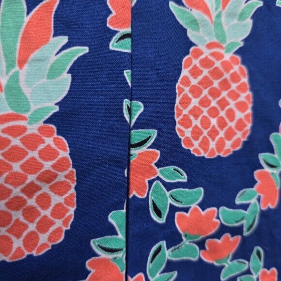 Crown & Ivy Womens US 6 Sleeveless Crochet Pineapple Tropical Sheath Shift Dress - Picture 4 of 6